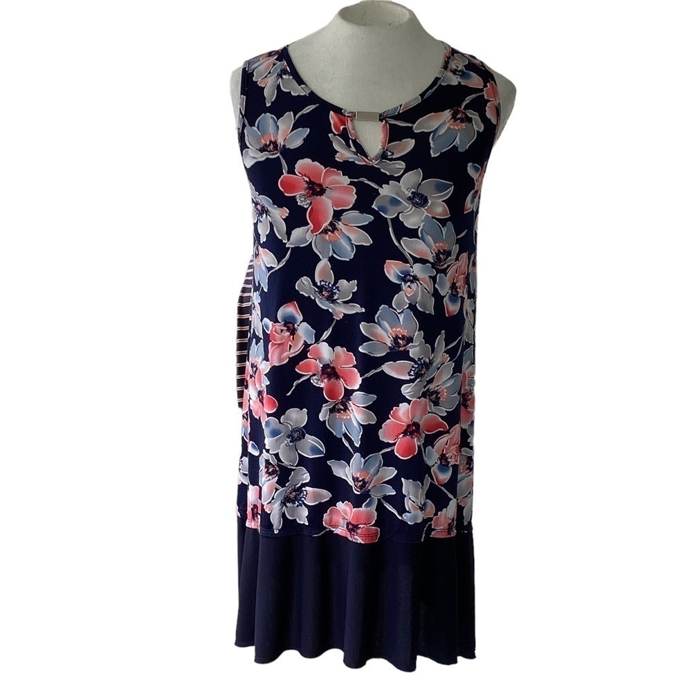 Vintage Espresso sleeveless summer dress size large. 0889